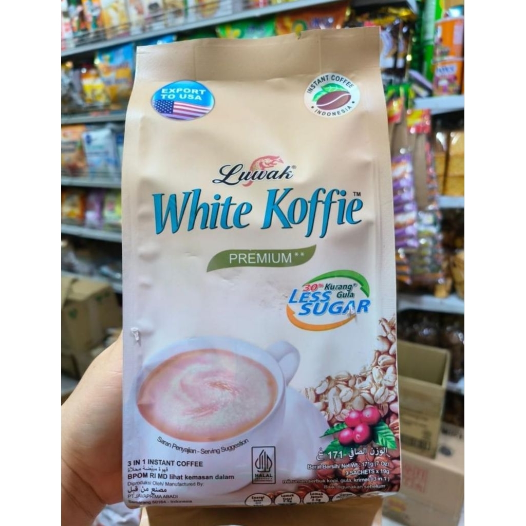 

Luwak White Less Sugar minuman kopi' seduh Dengan Rendah Gula