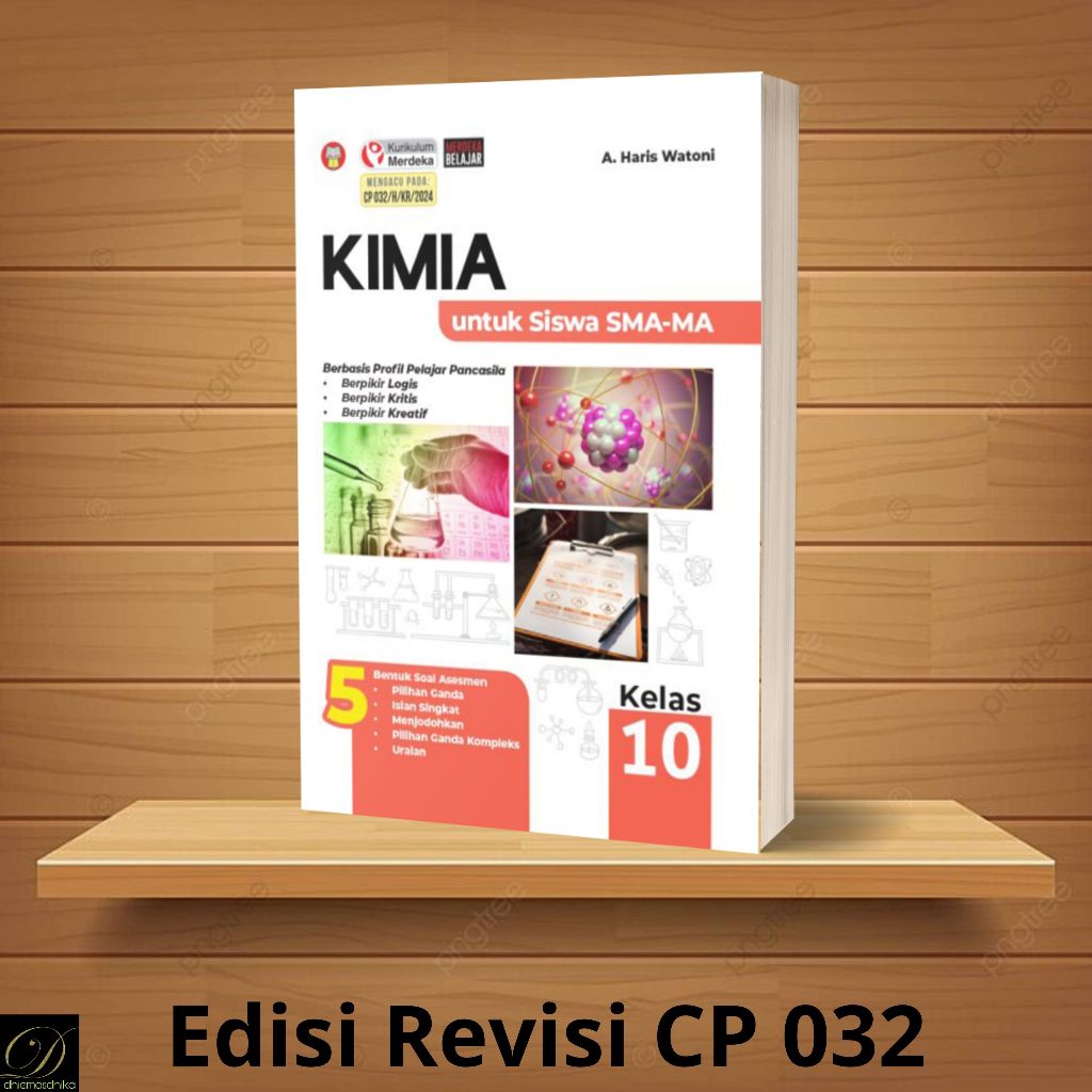Buku Kimia SMA/MA Kelas 10/X Kurikulum Merdeka CP 032 edisi Revisi-Haris