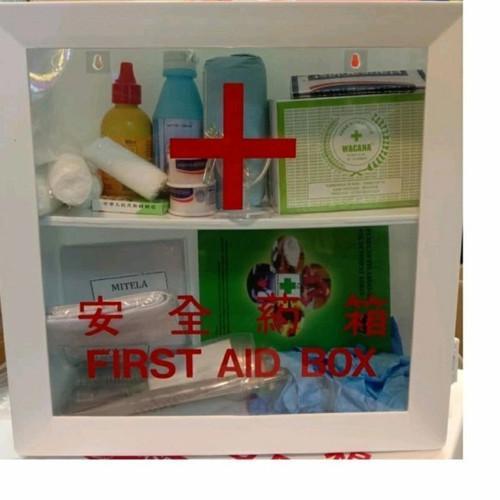 Obat P3K + Isi Lengkap / Kotak p3k dinding lengkap murah