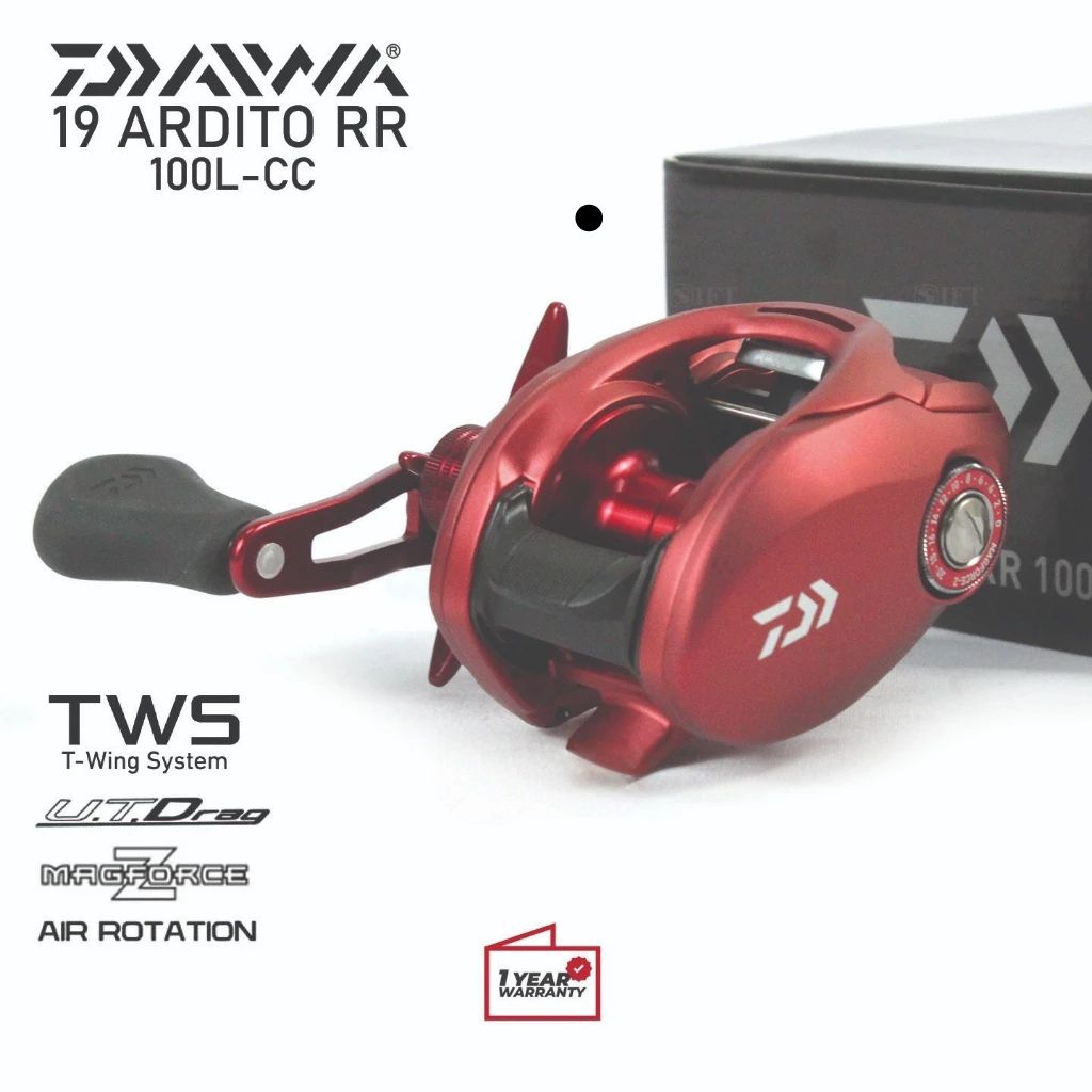 REEL BC DAIWA ARDITO RR 100L-CC 2019 | Reel BC | Gabus | Toman | Alat pancing original