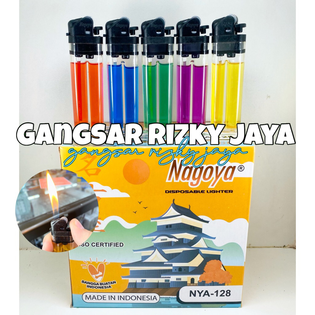 [GIJ] - Korek Api Nyala Biasa Roda G2000 Gemini / matsuda / Nagoya Oval (1pack isi 50pcs)