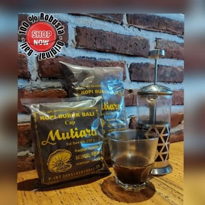 

Kopi Bali Robusta | Mutiara | Kopi Murni | 250 gram