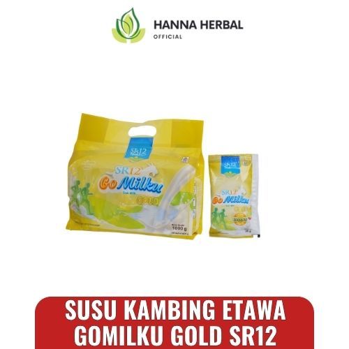 

Hanna Herbal Official - Gomilku GOLD Sachet SR12 Susu Kambing Etawa Isi 40pcs, Banyak mengandung Kalsium