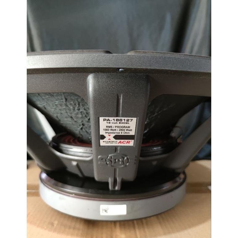 Speaker ACR Excellent 18 inch PA 188127 SUBWOFER 2000 WATT – ORIGINAL SINAR BAJA