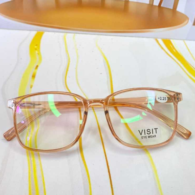 Kacamata Lensa Plus Baca Dan Jalan  Model Kotak Terbaru Cocok Untuk Pria Dan Wanita Reading Glasses