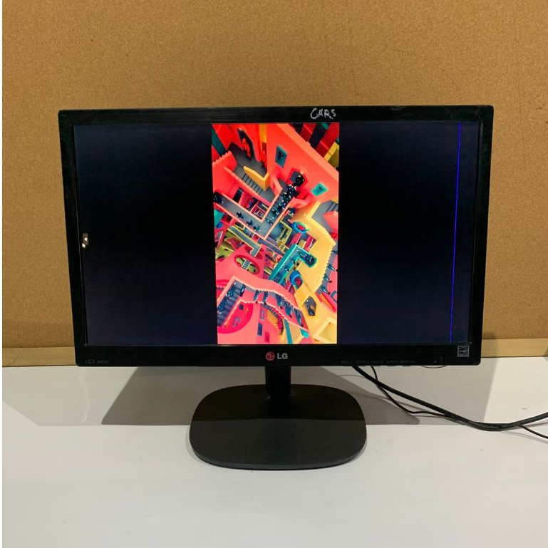 Monitor Merk Lg Lcd 20 Inch Wide - Bekas Minus - Murah