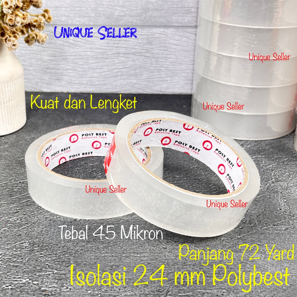 

Isolasi Bening 24mm 72 Yard Poly Best / Isolasi Bening Clear 24 mm 72 Yard Poly Best / Lakban Bening 1 inch 24mm 24 mm / Lakban Bening 24mm Bening Clear / Lakban Bening 24 mm Super Clear / Isolasi Bening Clear 24mm 24 mm 72 Yard 72yard Polybest Poly Besr