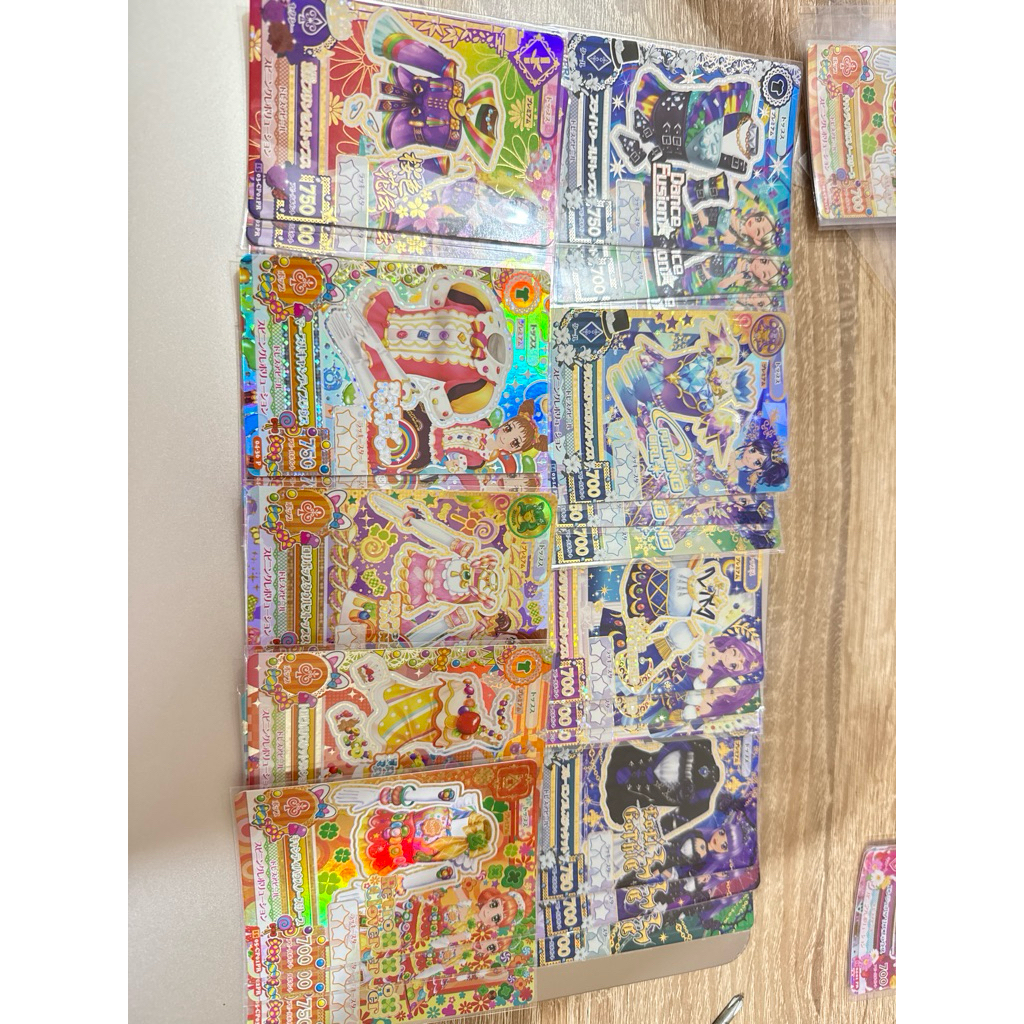 Aikatsu Premium 3 Card set otome mizuki aoi sumire rin Kokone bamboo cutter