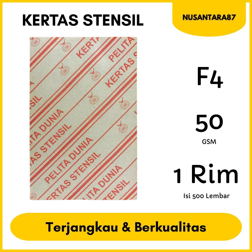 

Kertas Stensil / Buram Pelita Dunia