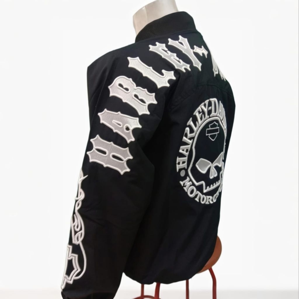 (COD) Jaket Bomber Harley-Davidson Ghost Rider Import GENUINE