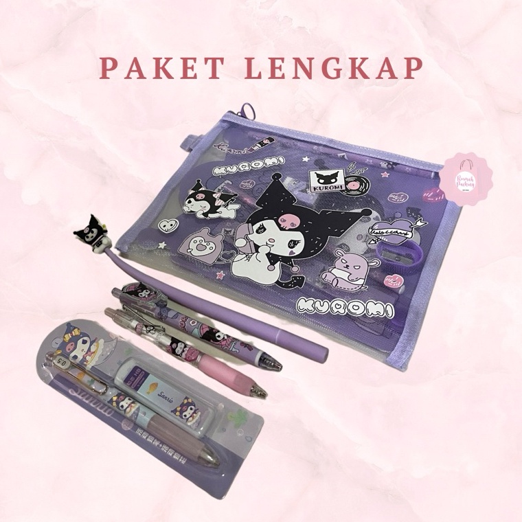 

KODE T9S Paket lengkap alat tulis sanrio melody cinamoroll kuromi pompompurin