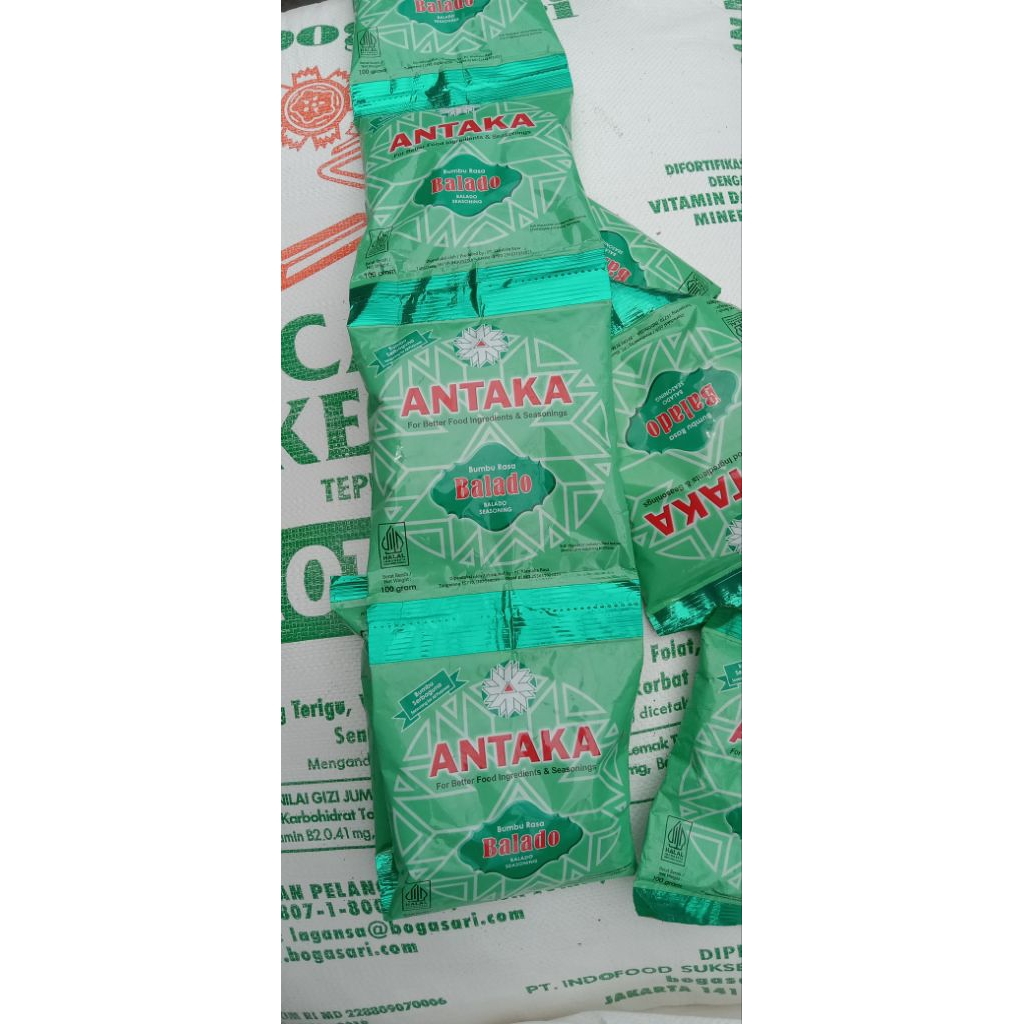 

bumbu tabur antaka rasa balado 1 renceng isi 10pcs @100gr