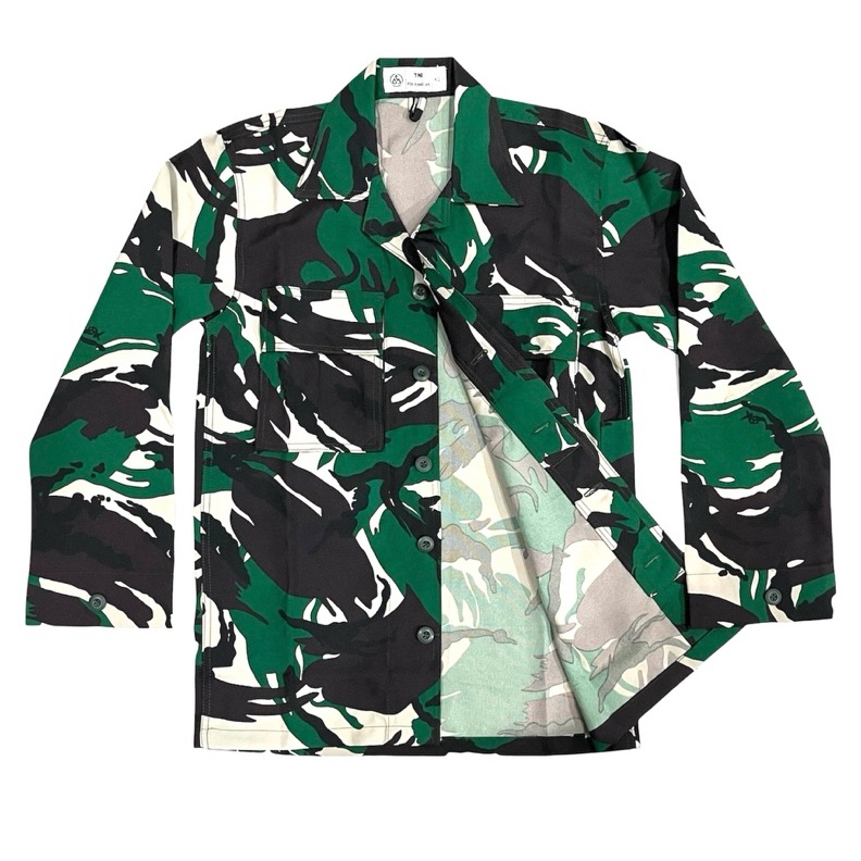 KODE R86J Baju PDL Velbed Tanpa Furing Anti Air Warna Pembagian  Baju PDL Velbed Non Puring  Baju PD