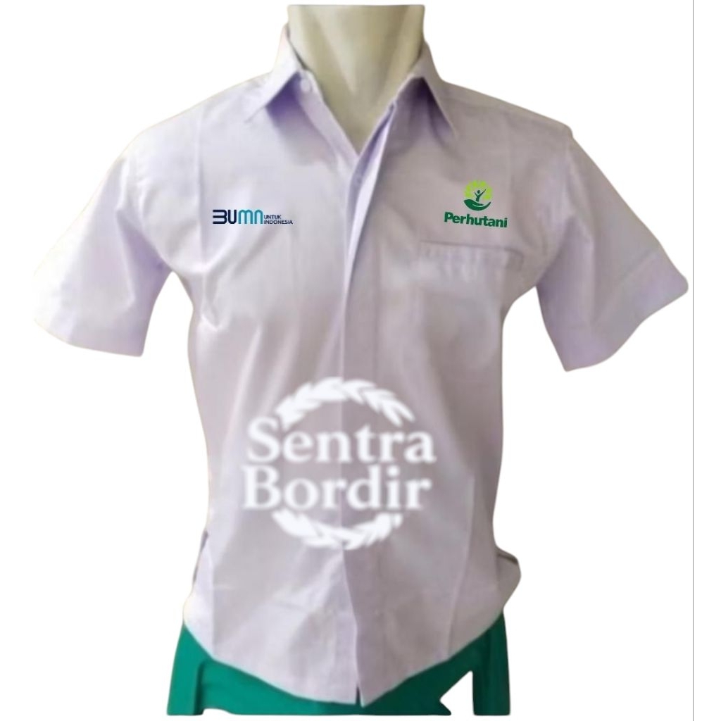 Kemeja BUMN PERHUTANI Baju BUMN Perhutani