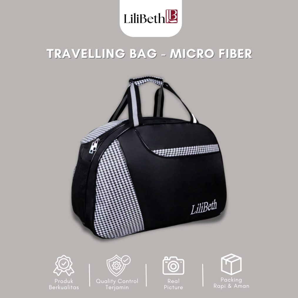 KODE W98L Tas Pakaian Jumbo Travelling Mudik Lilibeth Wafelly Travel Bag Pria Wanita 42 x 23x 3 cm P