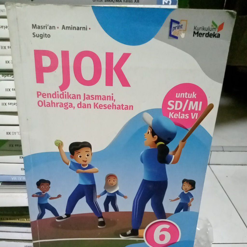 buku PJOK kelas 6 kurikulum merdeka