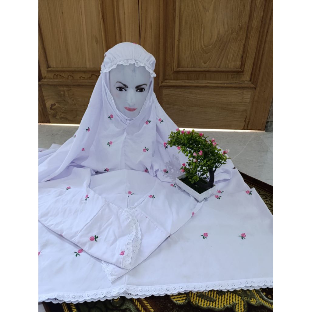 mukena bordir terusan kudusan