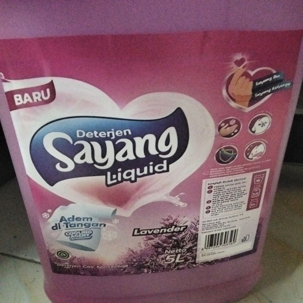 deterjen cair sayang