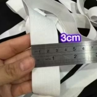 KARET ELASTIS UKKURAN 3CM/KARET KOLOR UKURAN 3CM