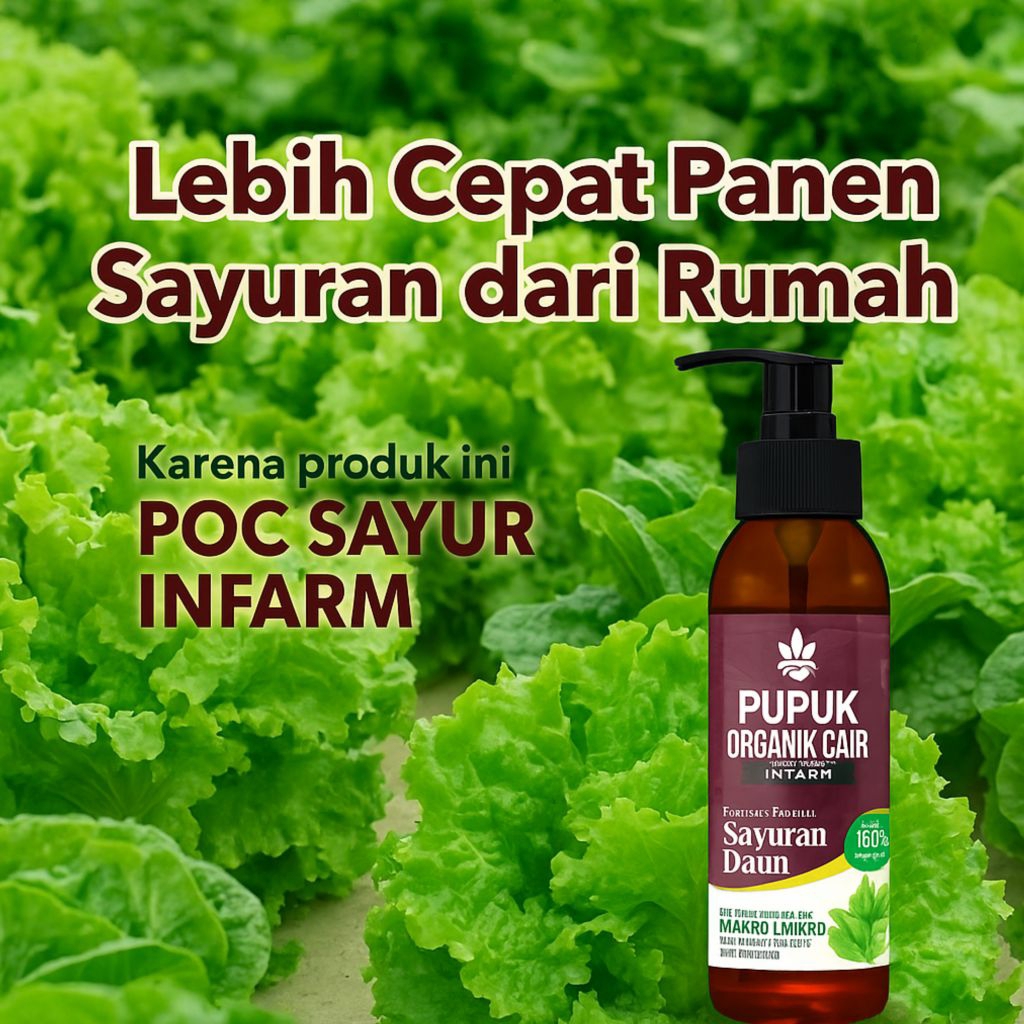 Pupuk Organik Cair Sayuran Daun - POC Sayuran - INFARM