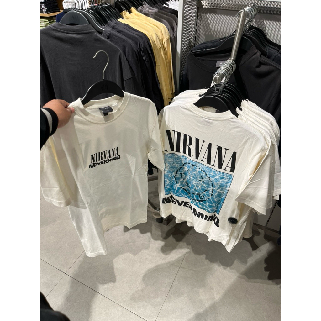 Kaos Tshirt Nirvana H&M Pria Jastip