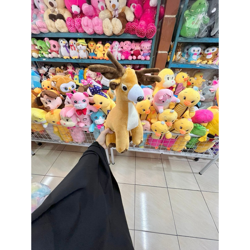 boluon boneka rusa mini lucu kecil miniso rubah buat cewek kkv ohsome