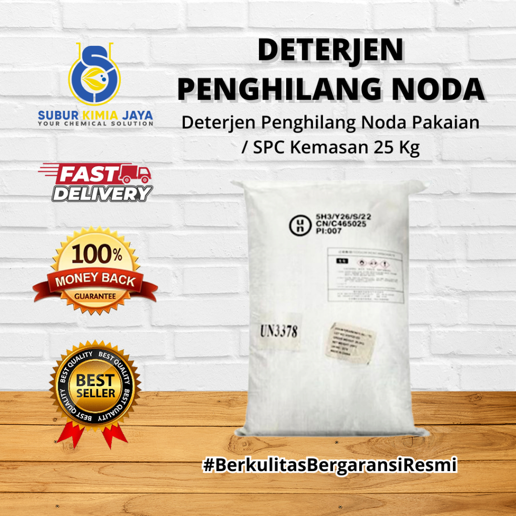 

Pemutih Pakaian / Detergent Penghilang Noda Pakaian / SPC 25Kg Premium