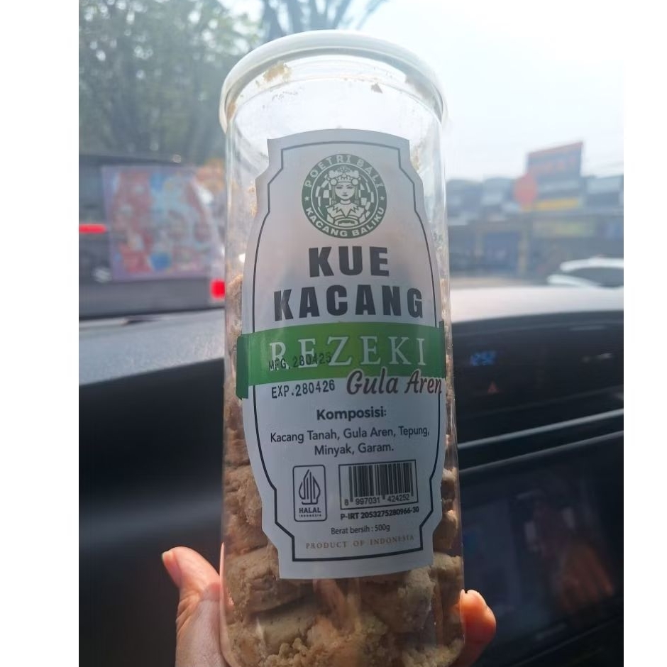 

Kue kacang Rezeki Gula Aren poetri bali