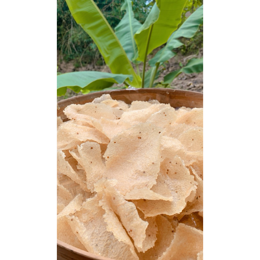 

KERUPUK GENDAR RASA BAWANG ASIN GURIH SUPER RENYAH KEMASAN 1 kg