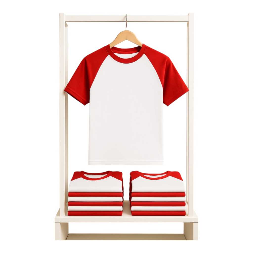 KAOS RAGLAN PUTIH MERAH KAOS RAGLAN MERAH PUTIH MURAH KAOS 17 AGUSTUS