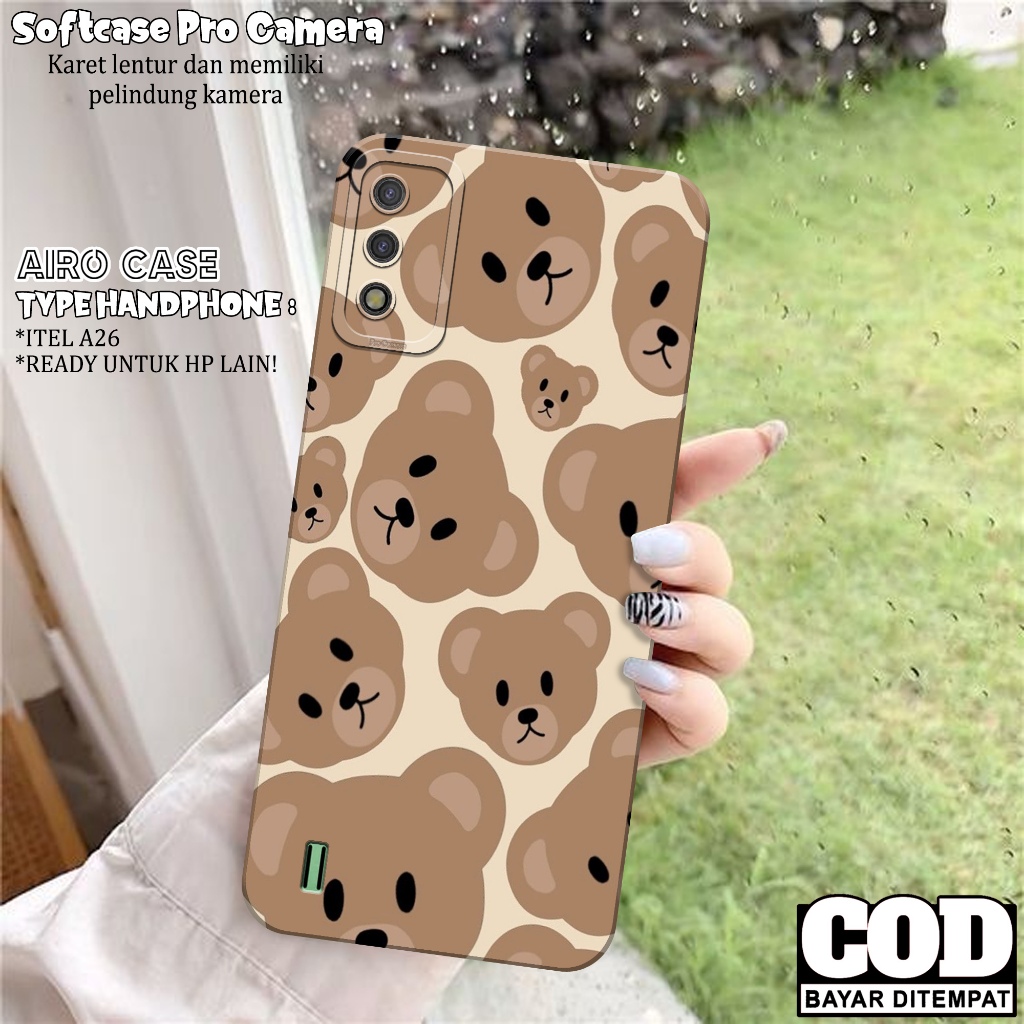 Case ITEL A26 - Softcase ITEL A26 - Fashion Case KARTUN - Casing ITEL A26 - Softcase Pro Camera - Tp
