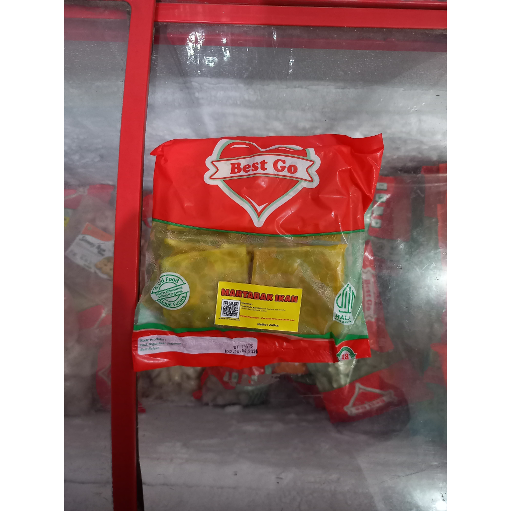 

Frozenfood BEST GO Martabak Ikan isi 24pcs
