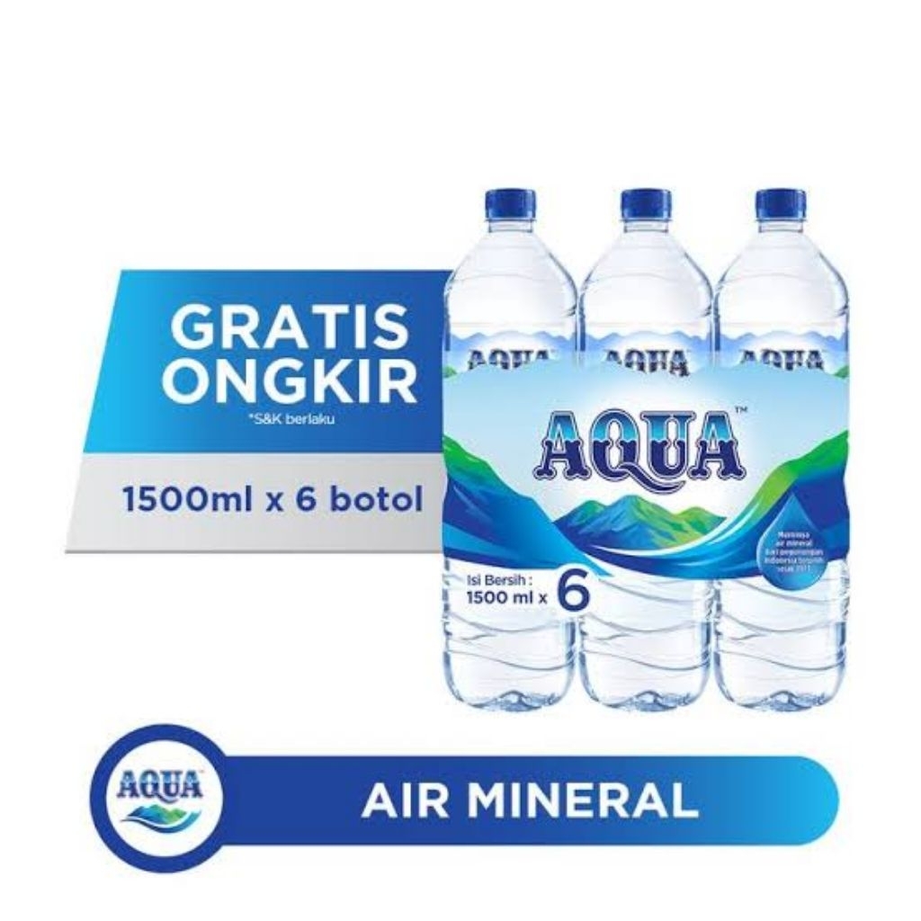 

Aqua botol multipack 6x1500ml