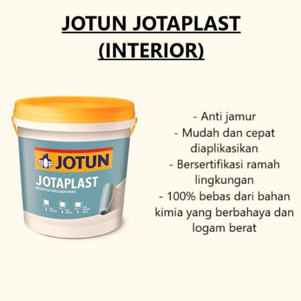 JOTUN JOTAPLAST INTERIOR ( 18 LITER PAIL ) READY ALL WARNA
