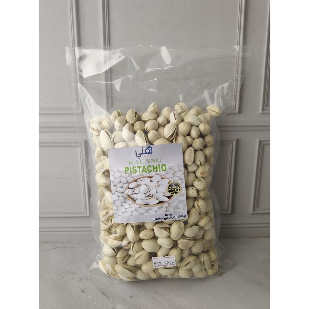 

Kacang Pistachio fustuk 500Grm.