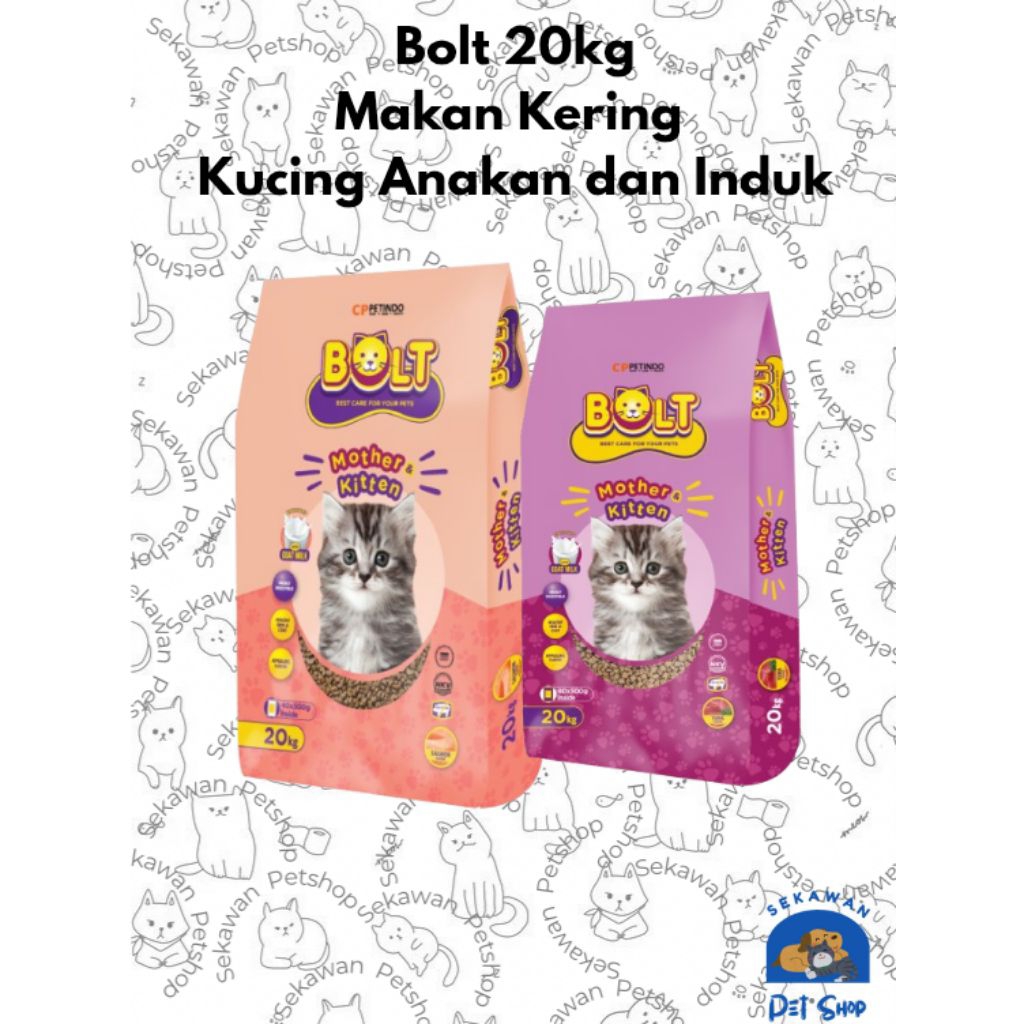 Bolt Mother & Kitten Dry Food 20kg