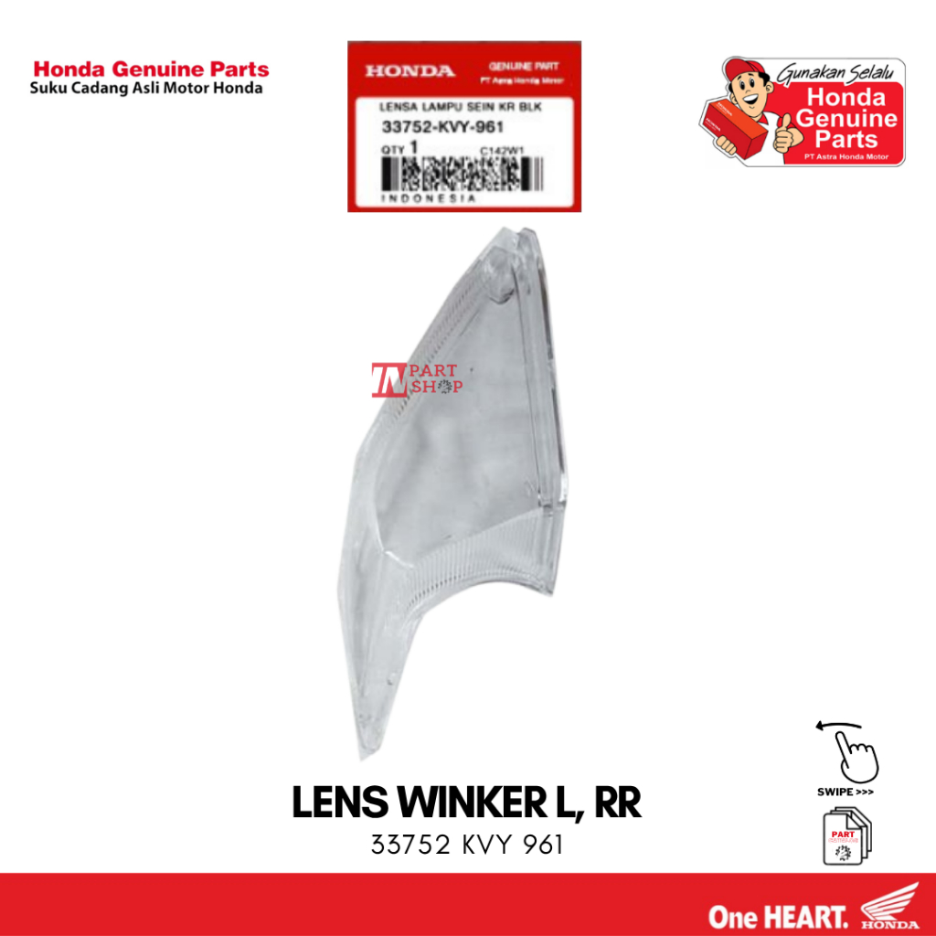 Mika Sein Kiri Belakang (Lens Winker L RR) - BeAT Karbu / 33752-KVY-961