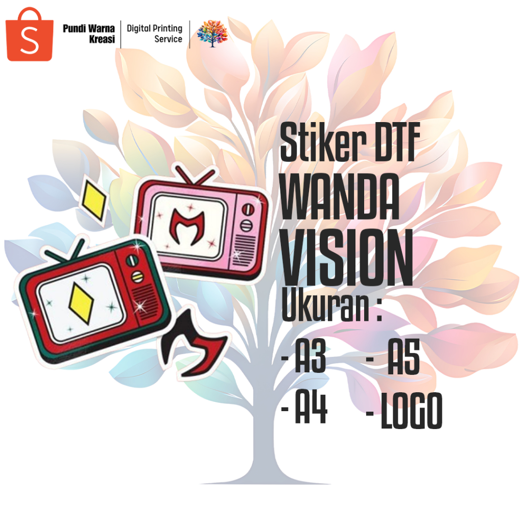 

Stiker DTF Marvel - Wandavision (A3,A4,A5,LOGO)