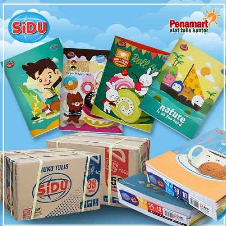 

Buku Tulis SIDU isi 58 / 38 Lembar