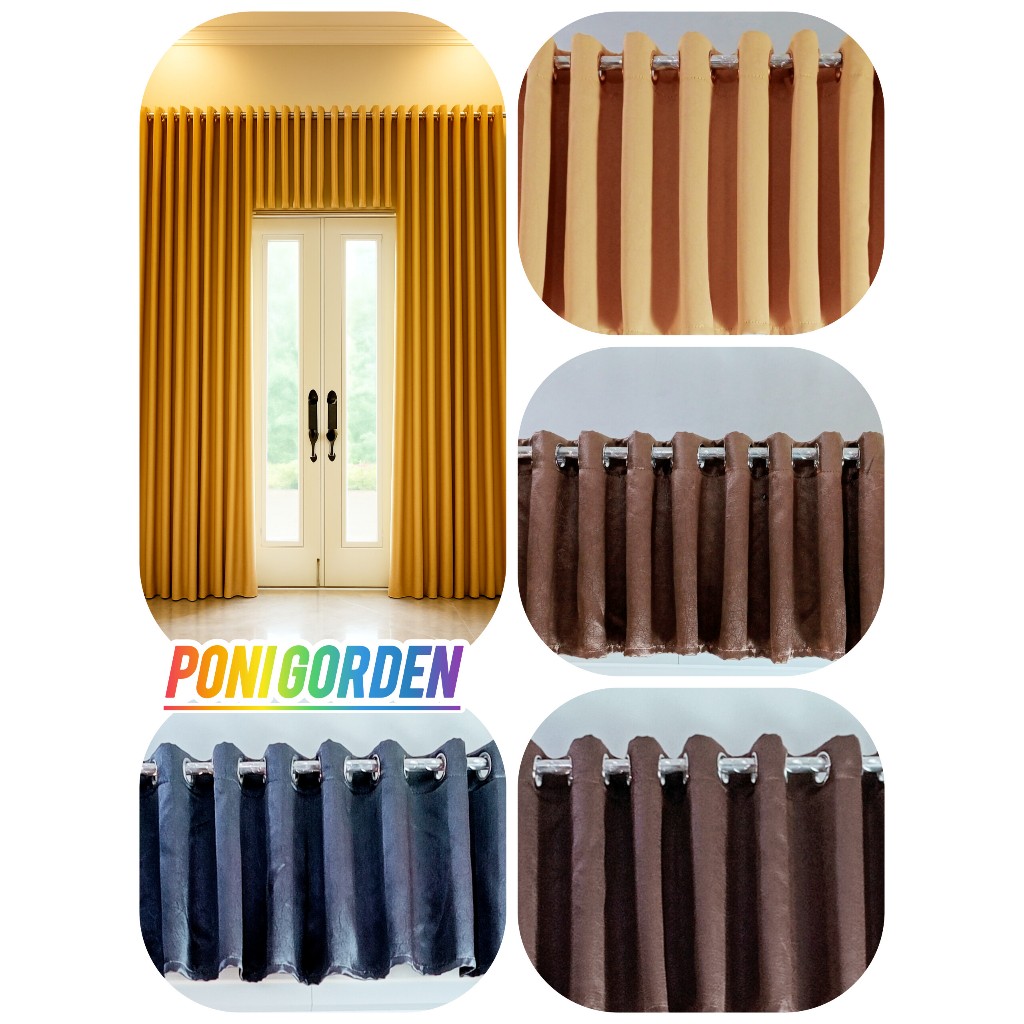 Poni Gorden Poni Hordeng Atas Pintu Gorden Rumbai Poni Mewah Terbaru Tirai Jendela Kamar