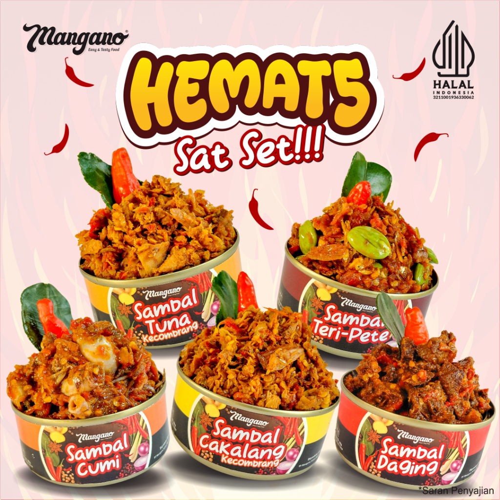 

Mangano Sambal Sat Set Instan Nagih Promo Hemat 5