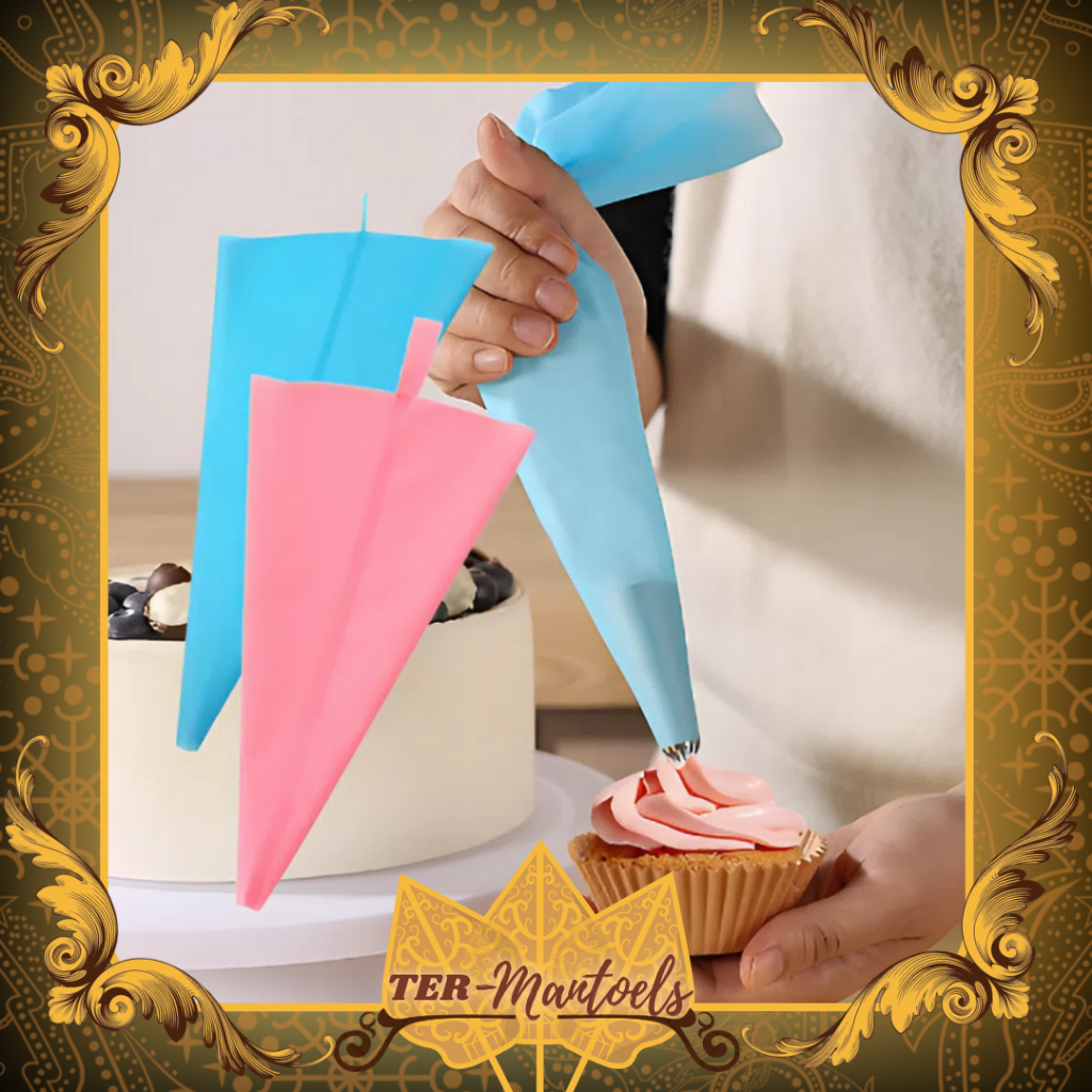 Piping Bag Silikon / Kantong Piping Bag Silikon / Piping Bag Silikon Segitiga