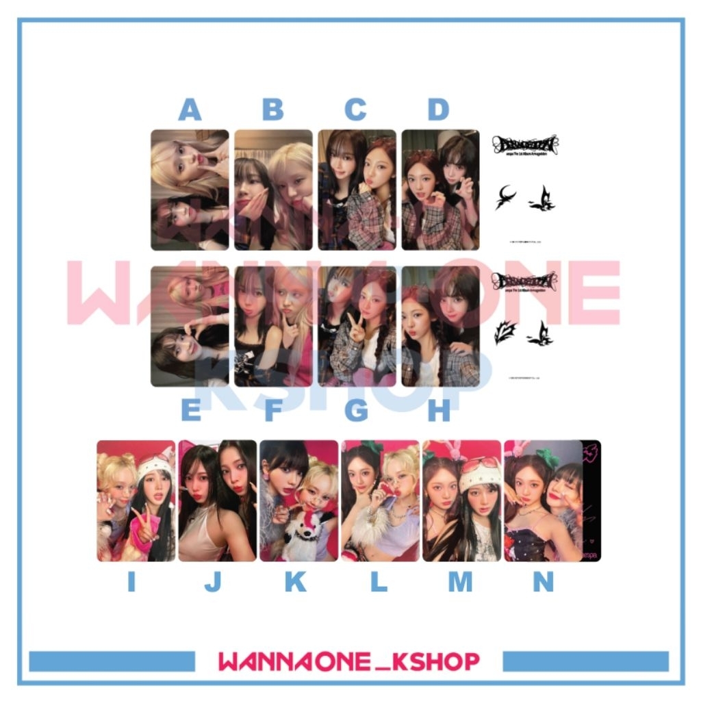 photocard aespa armageddon group