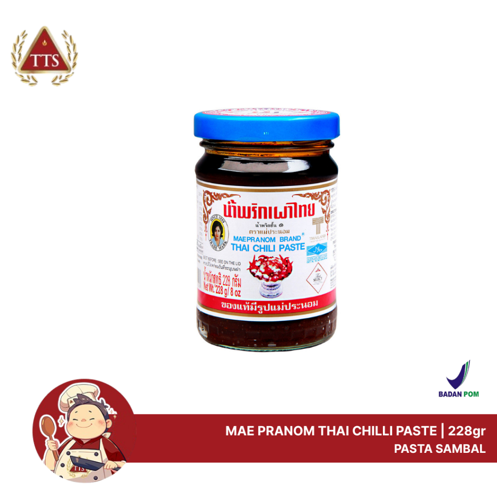 

Mae Pranom Thai Chilli Paste - 228 gr | Pasta Sambal