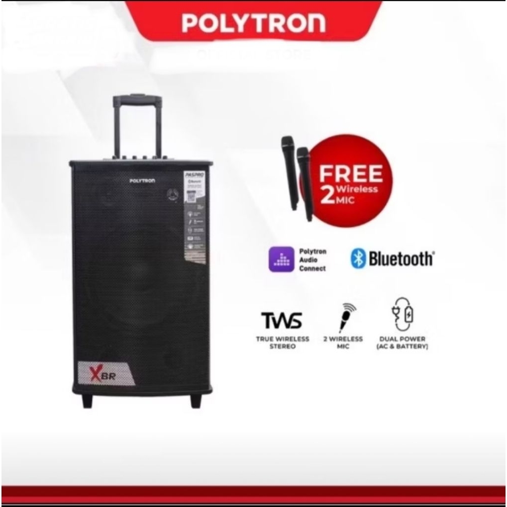 POLYTRON Speaker PAS PRO12F7 12 inch Portable