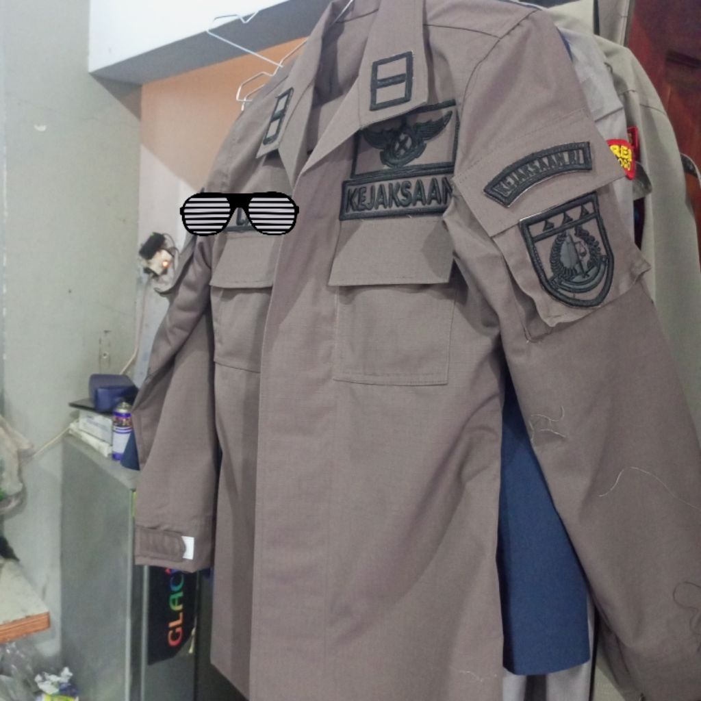 bordir timbul kejaksaan 1set