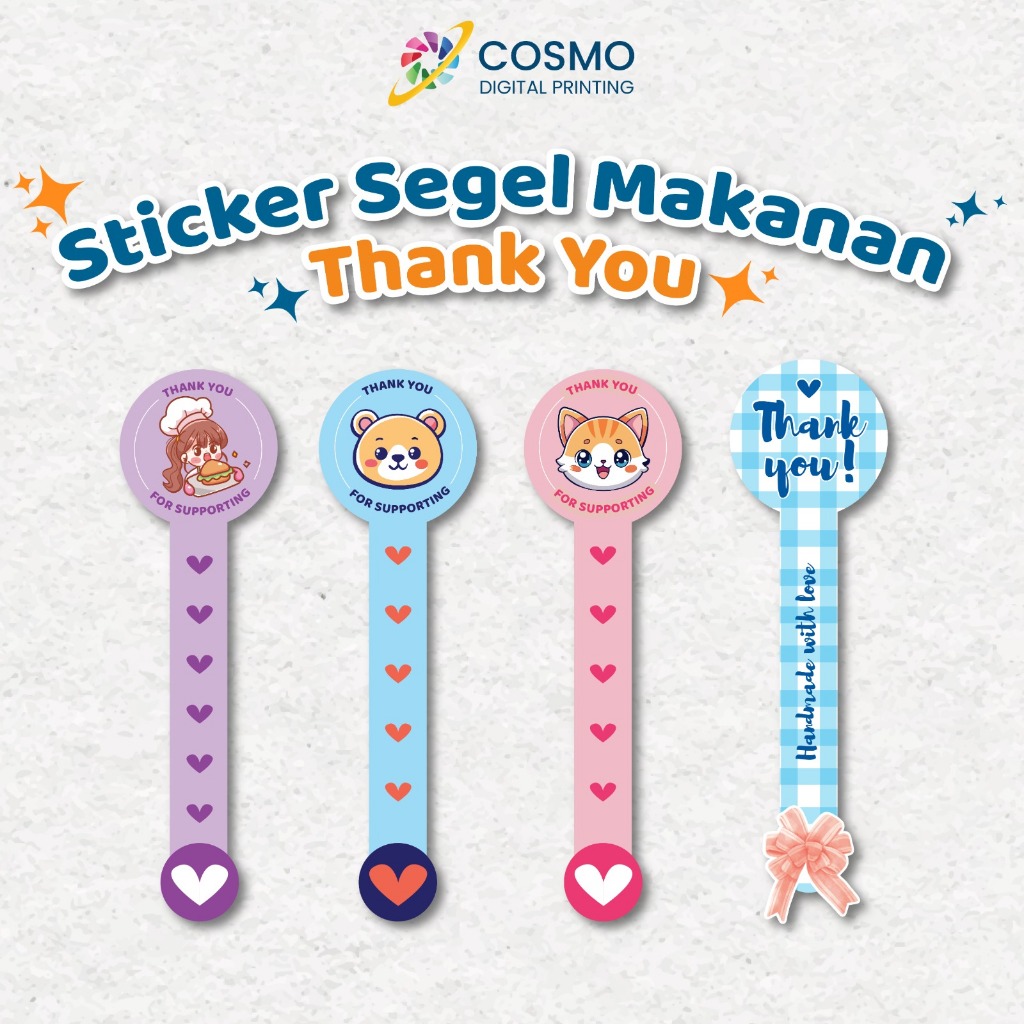 

Cetak Sticker A3+ Segel Makanan (Bahan Vinyl) Gratis Template Design - Cetak Stiker Label