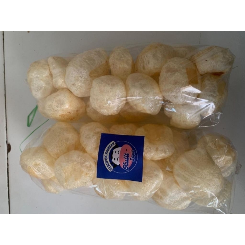 

Rambak Kulit Sapi Asli – Gurih, Renyah, Cocok untuk Camilan & Lauk