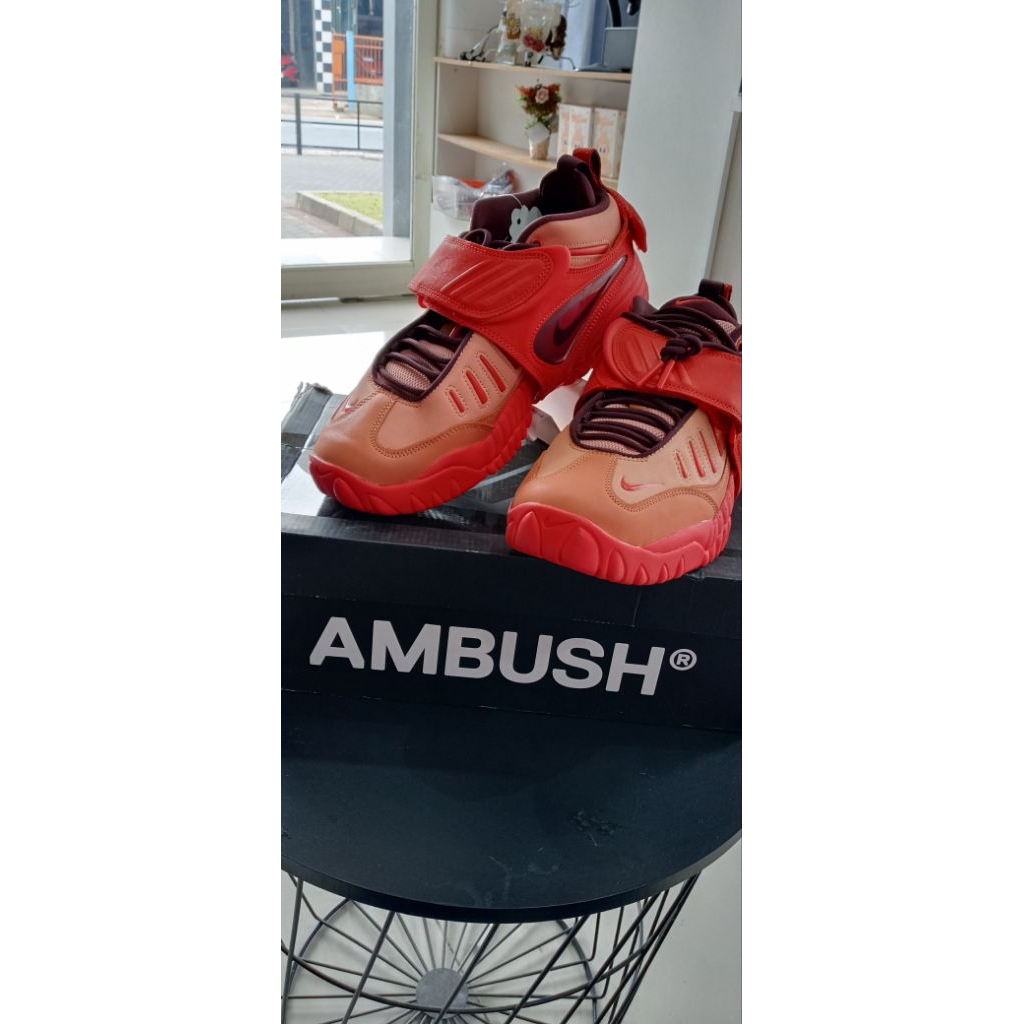 SEPATU NIKE AIR ADJUS FORCE SP AMBUSH LIGHT MADDER original DM 8465 800BNIB