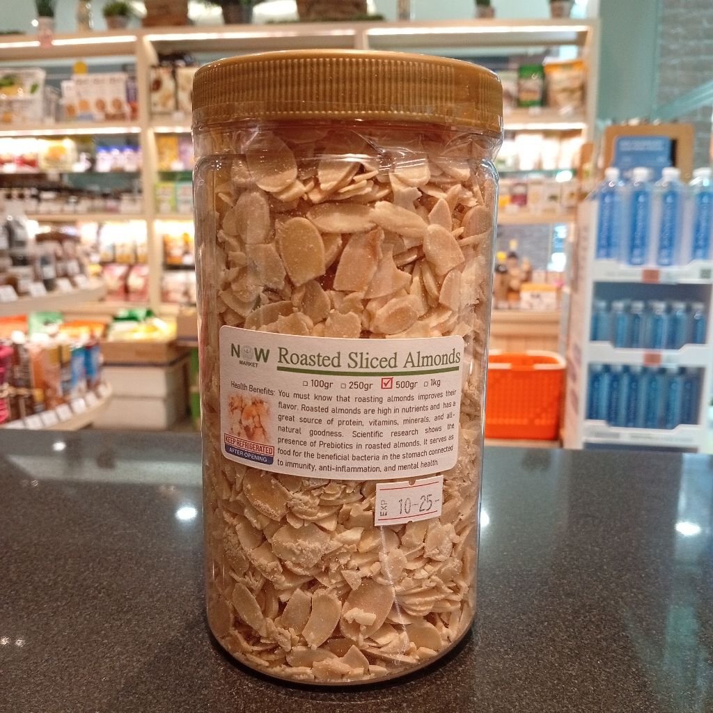 

Roasted Sliced Almonds by NOW 500g